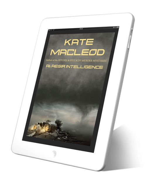 Book cover for science fiction short story AI: Aesir Intelligence.