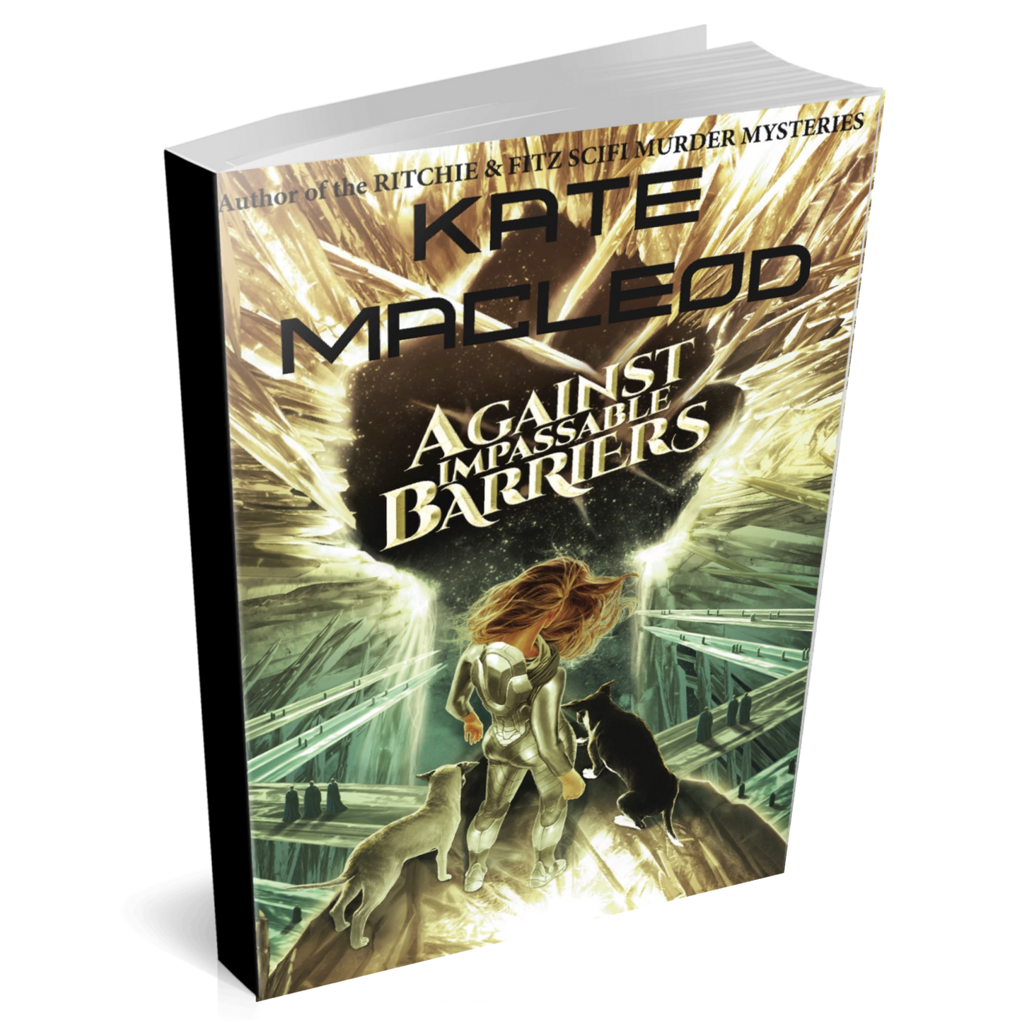 Book cover Against Impassable Barriers young adult science fiction novel