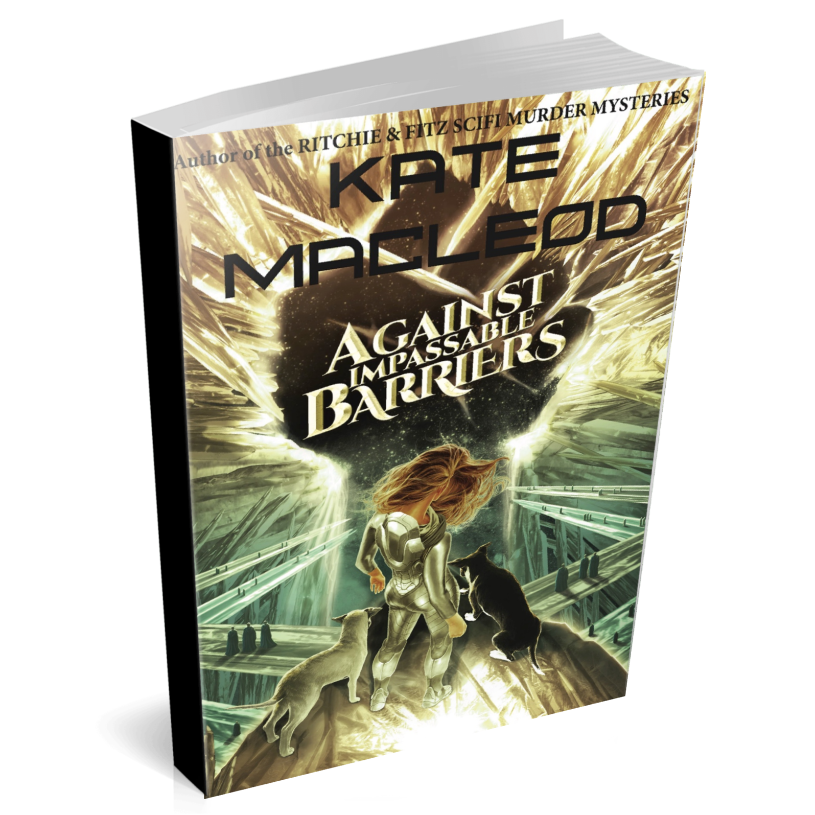 Book cover Against Impassable Barriers young adult science fiction novel