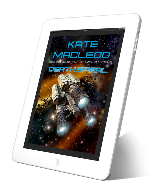 eBook cover for the science fiction short story "Death Spiral."