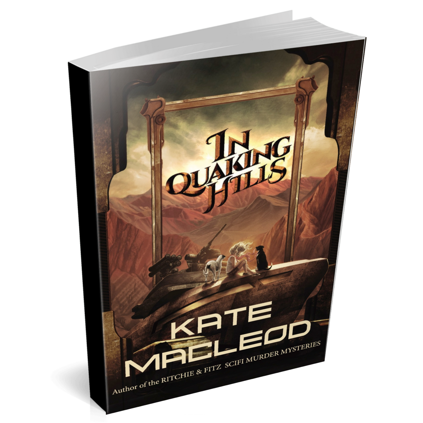 Book cover In Quaking Hills young adult science fiction novel