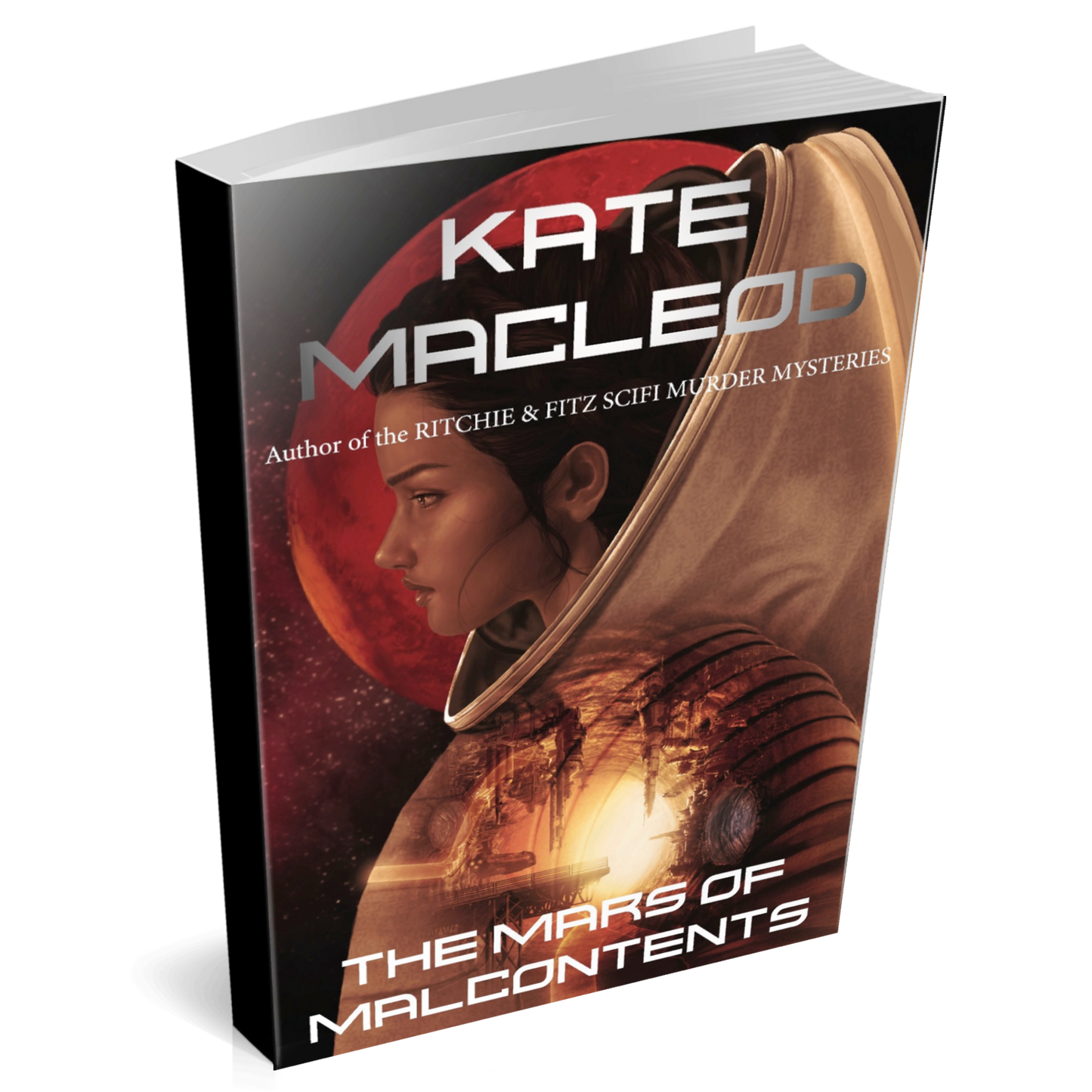 Book cover The Mars of Malcontents young adult science fiction novel