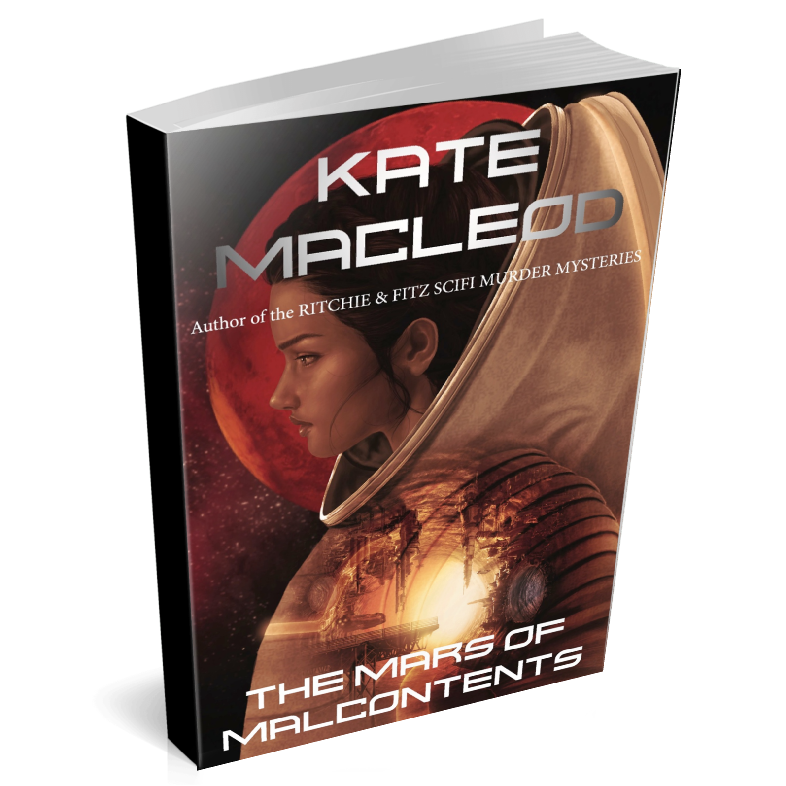 Book cover The Mars of Malcontents young adult science fiction novel