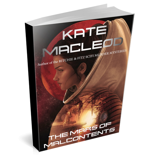 Book cover The Mars of Malcontents young adult science fiction novel