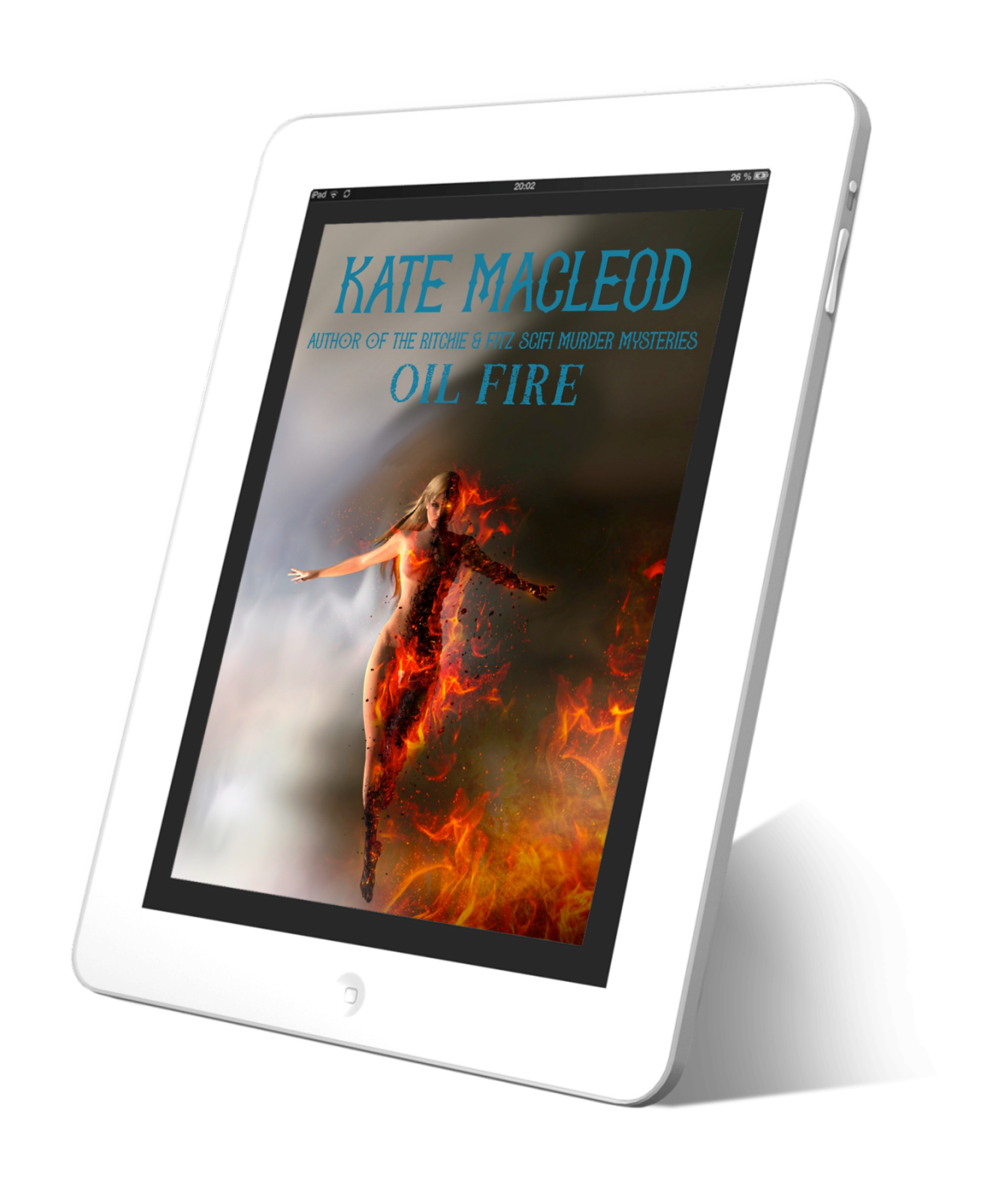 Book cover Oil Fire fantasy short story