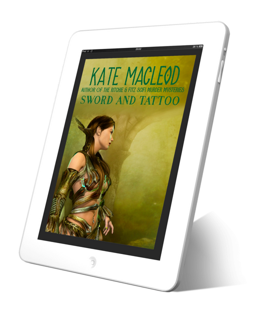 Book cover Sword and Tattoo fantasy short story