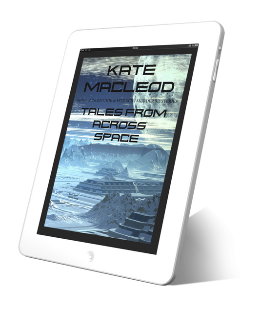 eBook cover for the science fiction and fantasy short story collection "Tales from Across Space."