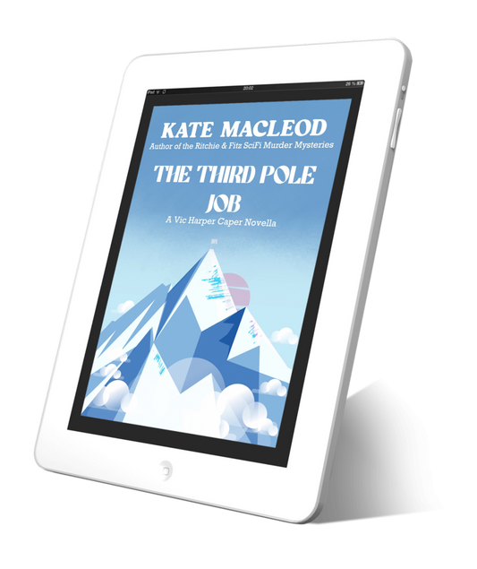 Book cover for the Vic Harper Caper Novella The Third Pole Job