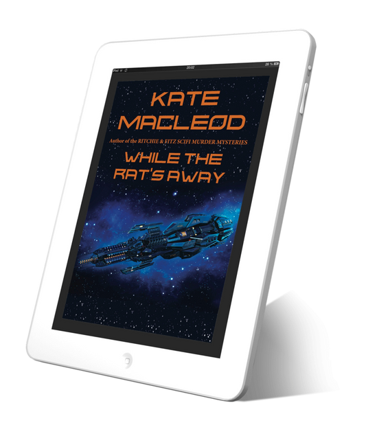Book cover for science fiction short story While the Rat's Away by Kate MacLeod.