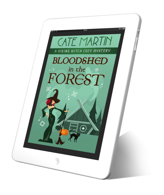 Book cover Bloodshed in the Forest: A Viking Witch Cozy Mystery