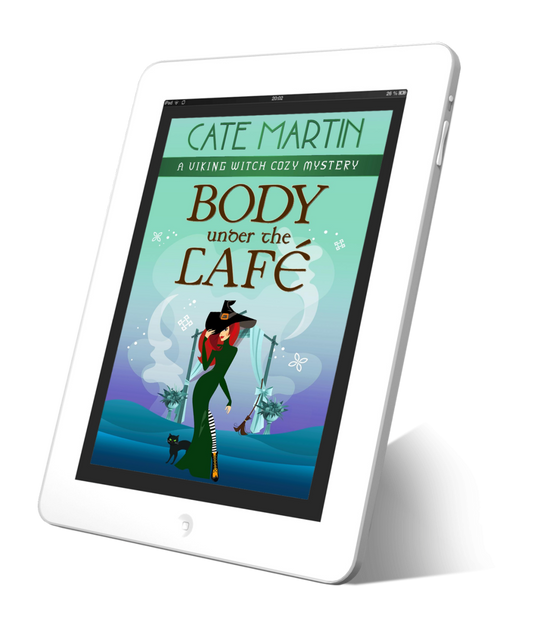 Book cover Body Under the Café: A Viking Witch Cozy Mystery eBook