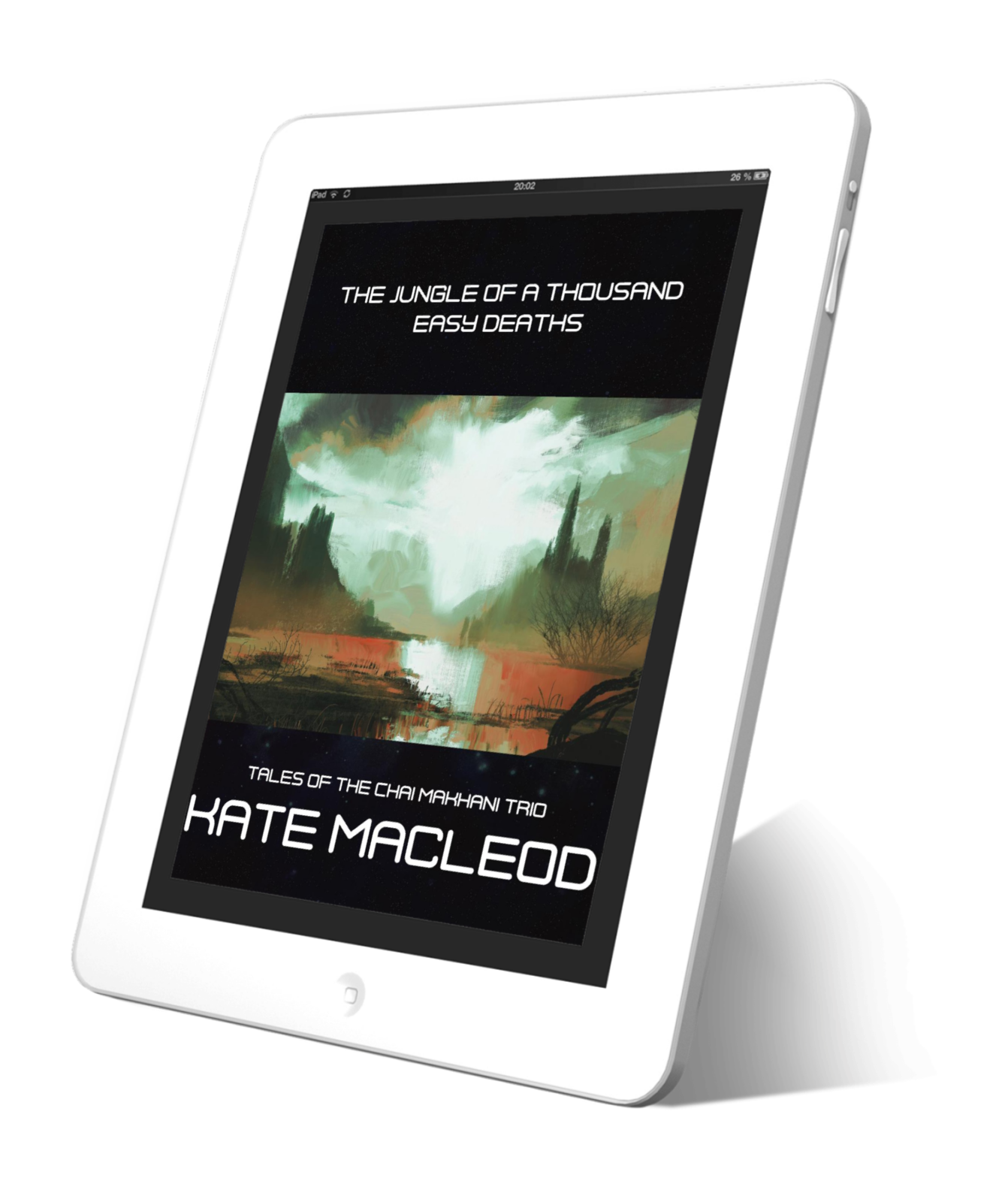 Book cover the Jungle of a Thousand Easy Deaths: episode 3 of the Tales of the Chai Makhani Trio serialized science fiction short stories.