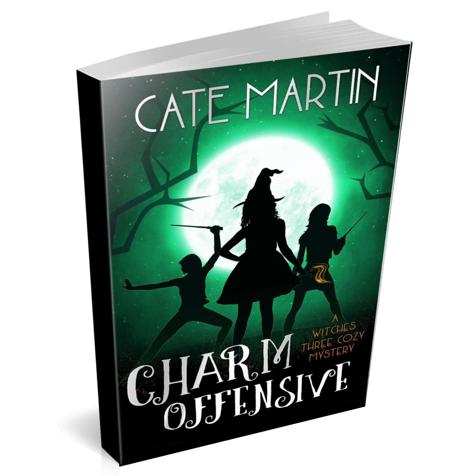 Book cover Charm Offensive: A Witches Three Cozy Mystery