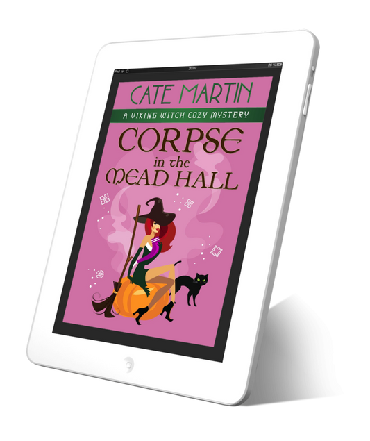 Book cover Corpse in the Mead Hall: A Viking Witch Cozy Mystery