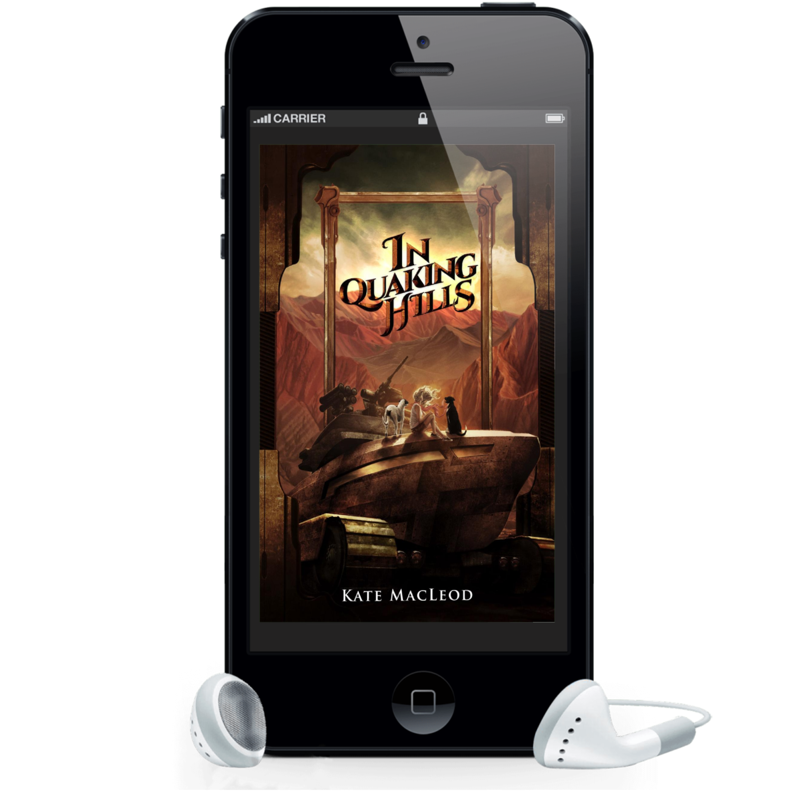 Cover for the audiobook of In Quaking Hills.