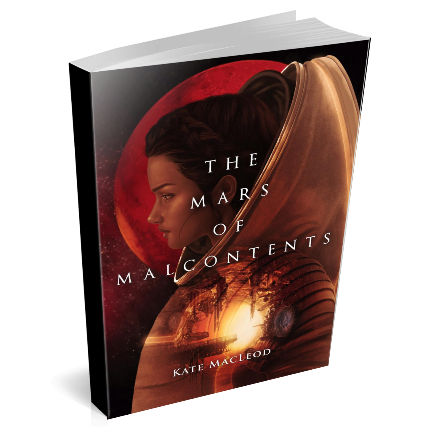 Book cover The Mars of Malcontents young adult science fiction novel
