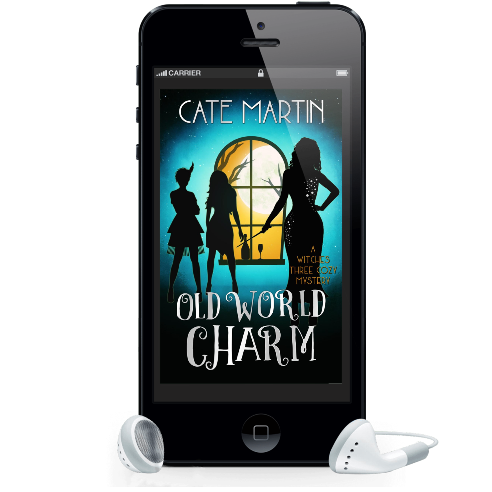 Cover for the audiobook of Old World Charm: A Witches Three Cozy Mystery.