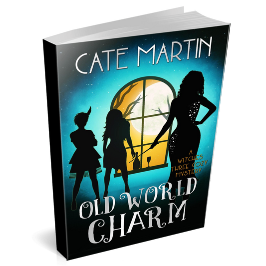 Book cover Old World Charm: A Witches Three Cozy Mystery