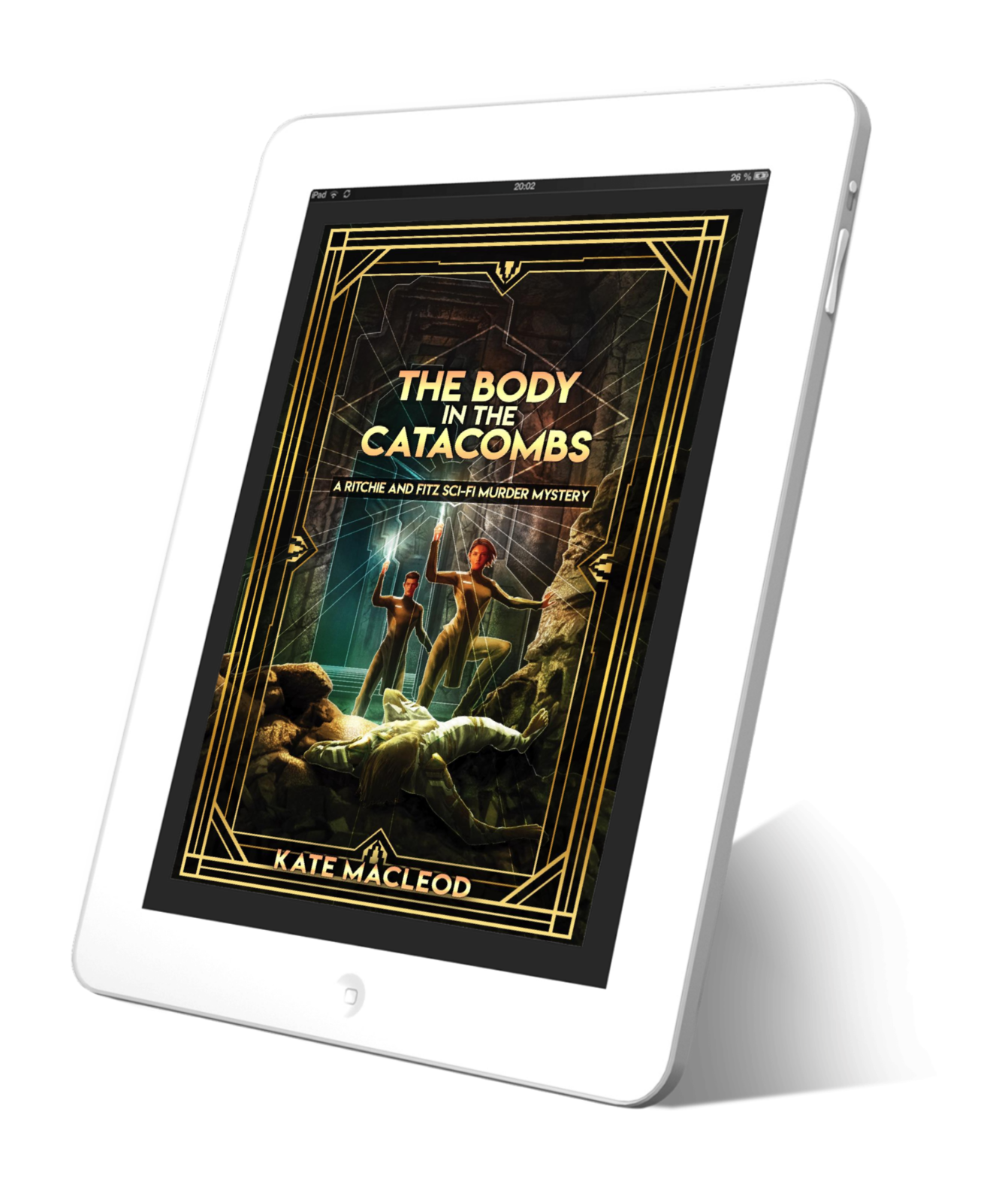 Book cover The Body in the Catacombs: A Ritchie and Fitz Sci-Fi Murder Mystery
