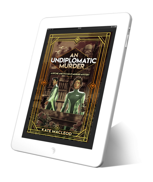 book cover An Undiplomatic Murder: A Ritchie and Fitz Sci-Fi Murder Mystery