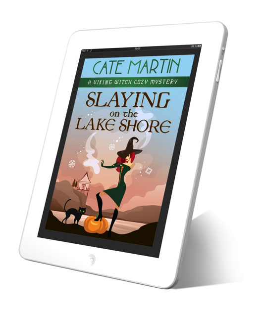 Book cover Slaying on the Lake Shore: A Viking Witch Cozy Mystery