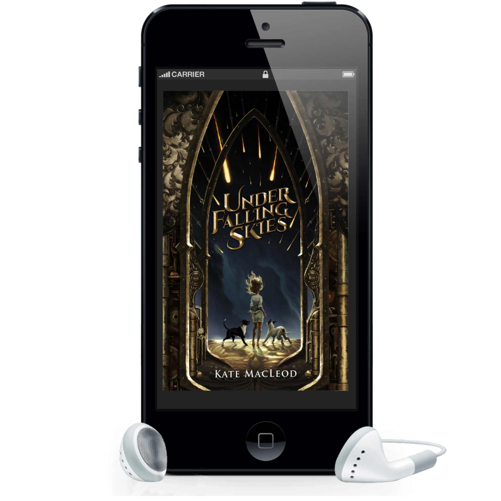 Cover for the audiobook of Under Falling Skies.