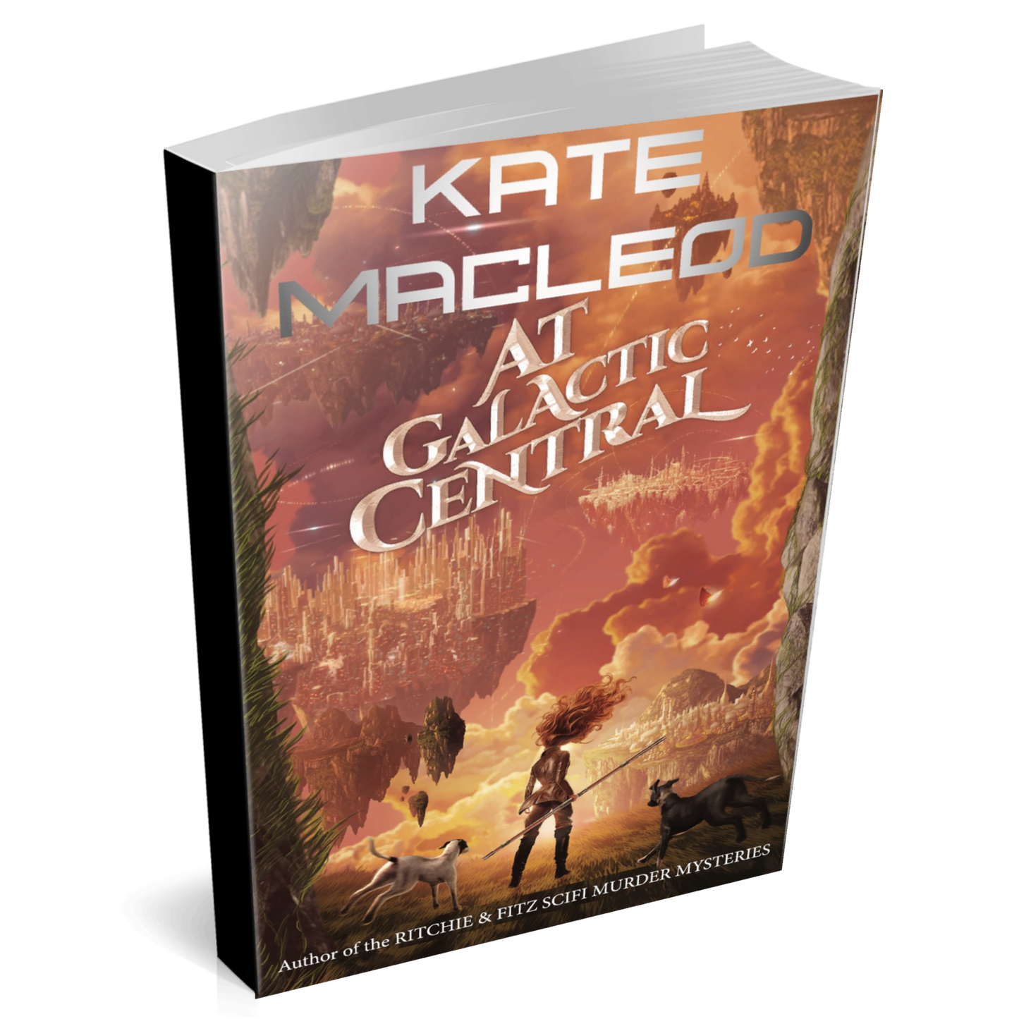 Book cover At Galactic Central young adult science fiction novel