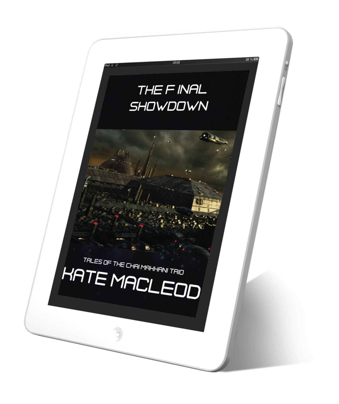 Book cover The Final Showdown: episode 11 of the Tales of the Chai Makhani Trio serialized science fiction short stories.
