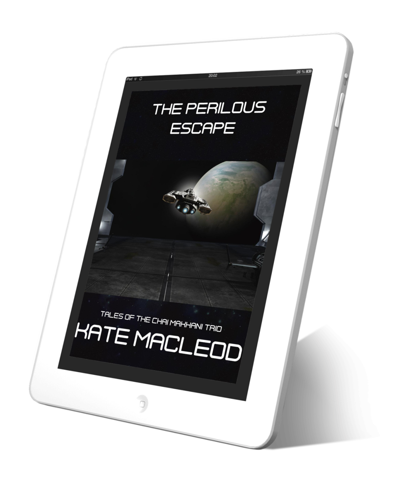 Book cover The Perilous Escape: episode 8 of the Tales of the Chai Makhani Trio serialized science fiction short stories.