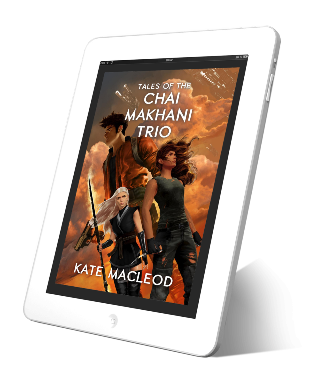 Book cover for Tales of the Chai Makhani Trio Volume 1 young adult science fiction novel