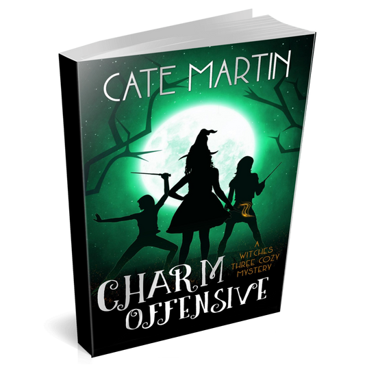 Book cover Charm Offensive: A Witches Three Cozy Mystery