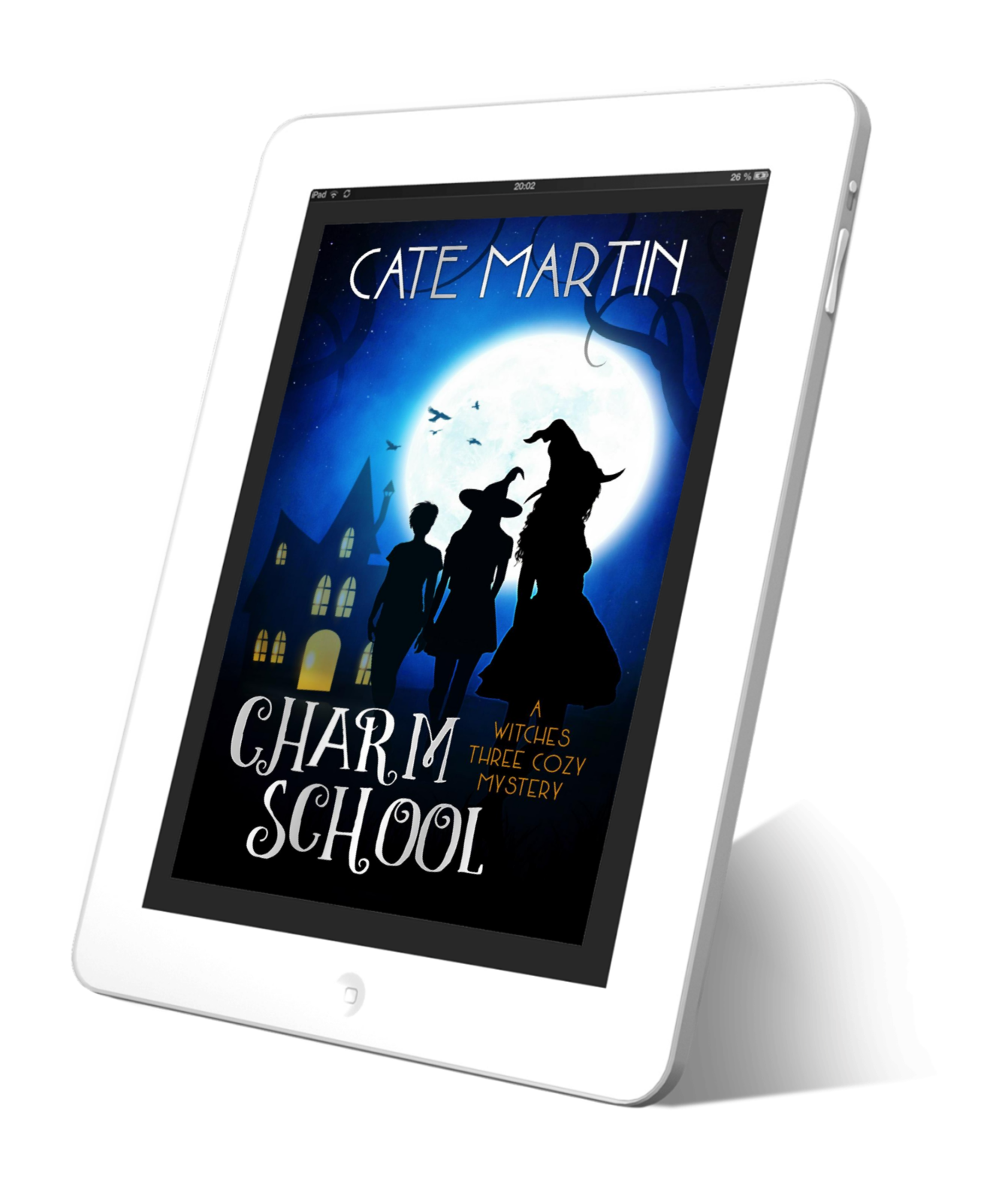 Book cover Charm School: A Witches Three Cozy Mystery