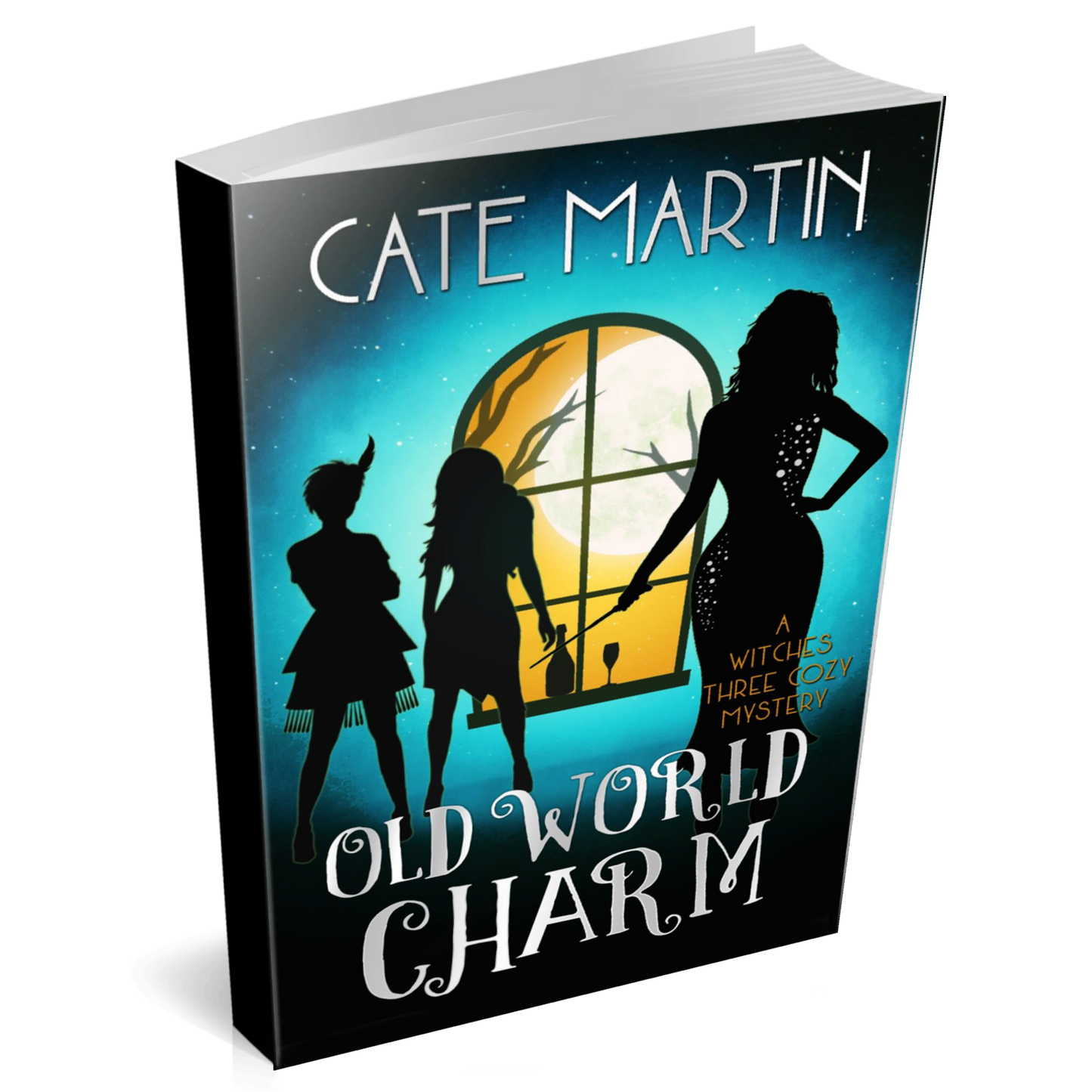 Book cover Old World Charm: A Witches Three Cozy Mystery