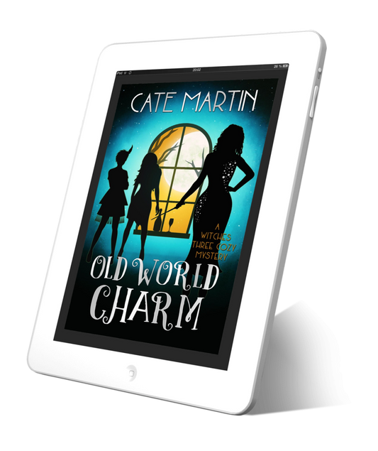 Book cover Old World Charm: A Witches Three Cozy Mystery