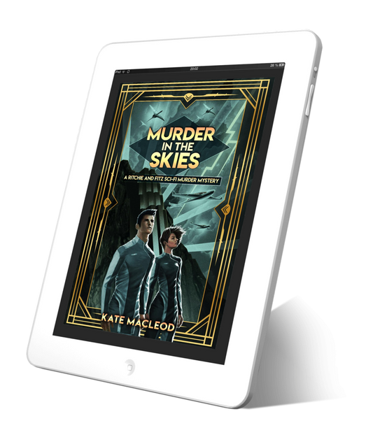 Book cover Murder in the Skies: A Ritchie and Fitz Sci-Fi Murder Mystery
