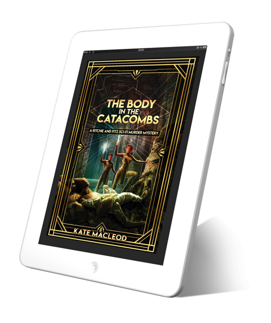 Book cover The Body in the Catacombs: A Ritchie and Fitz Sci-Fi Murder Mystery