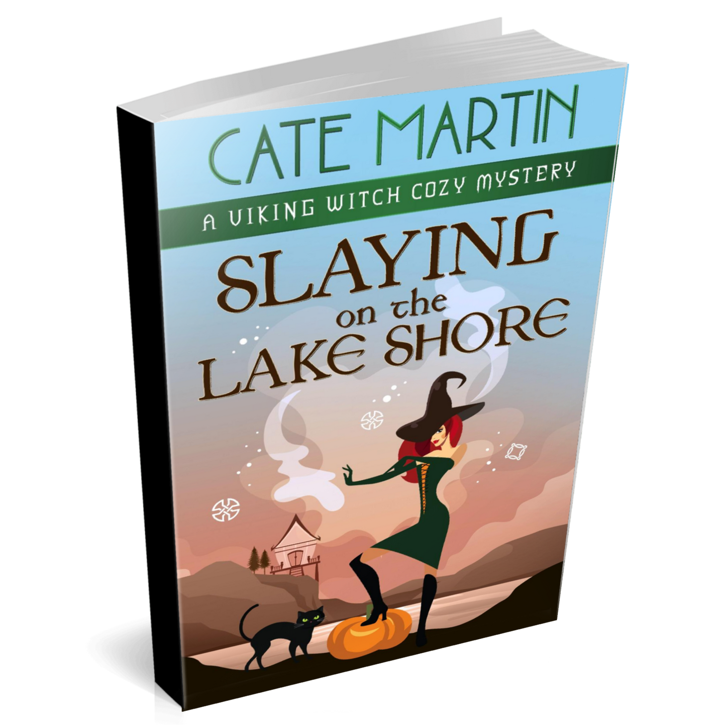 Book cover Slaying on the Lake Shore: A Viking Witch Cozy Mystery