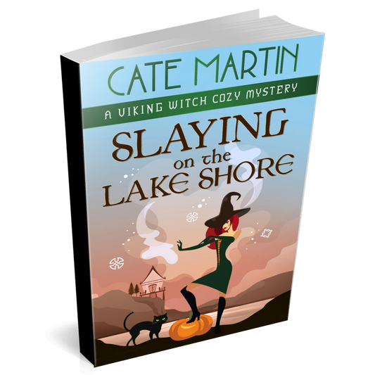 Book cover Slaying on the Lake Shore: A Viking Witch Cozy Mystery