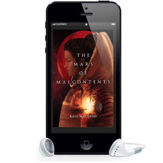 Cover for the audiobook of The Mars of Malcontents.