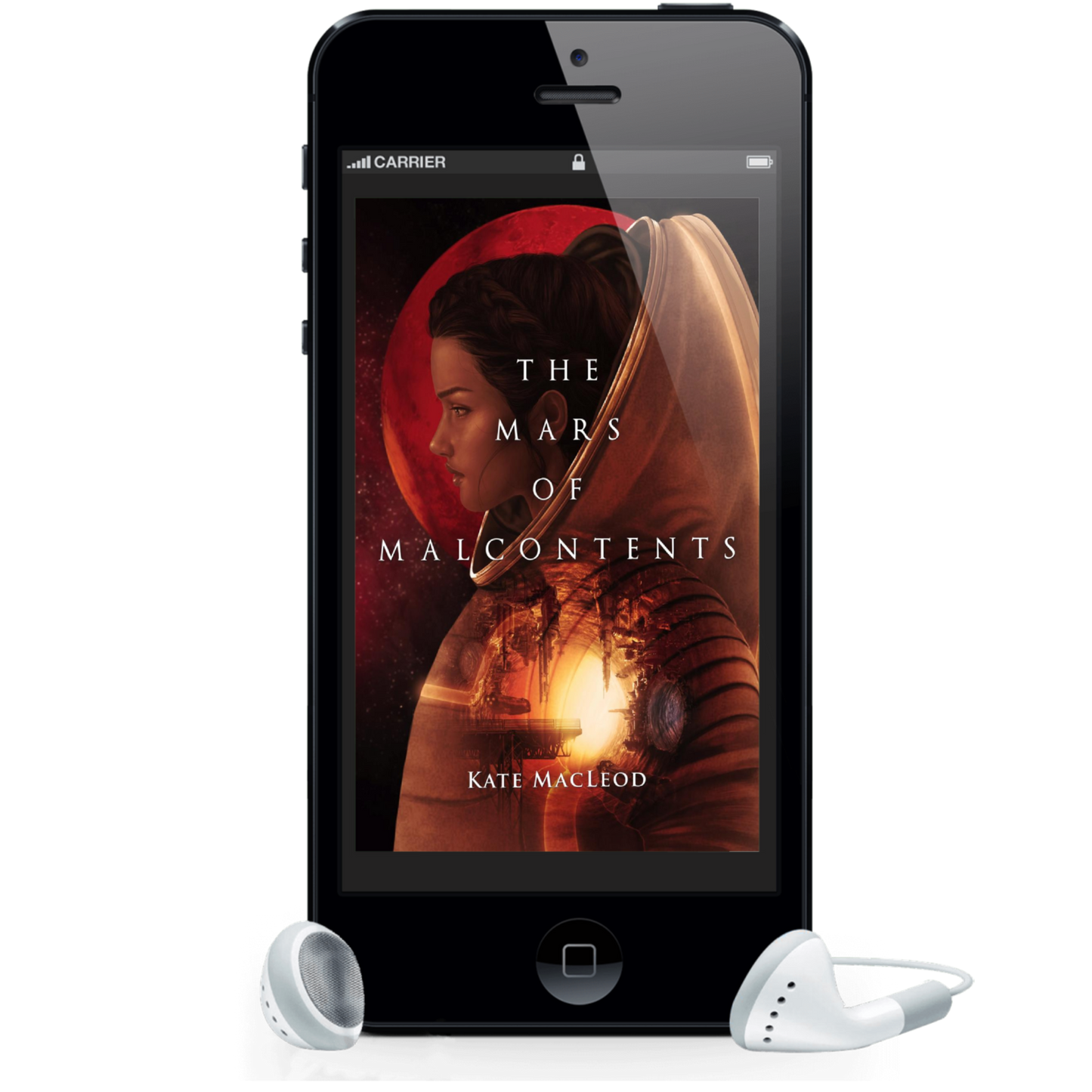 Cover for the audiobook of The Mars of Malcontents.