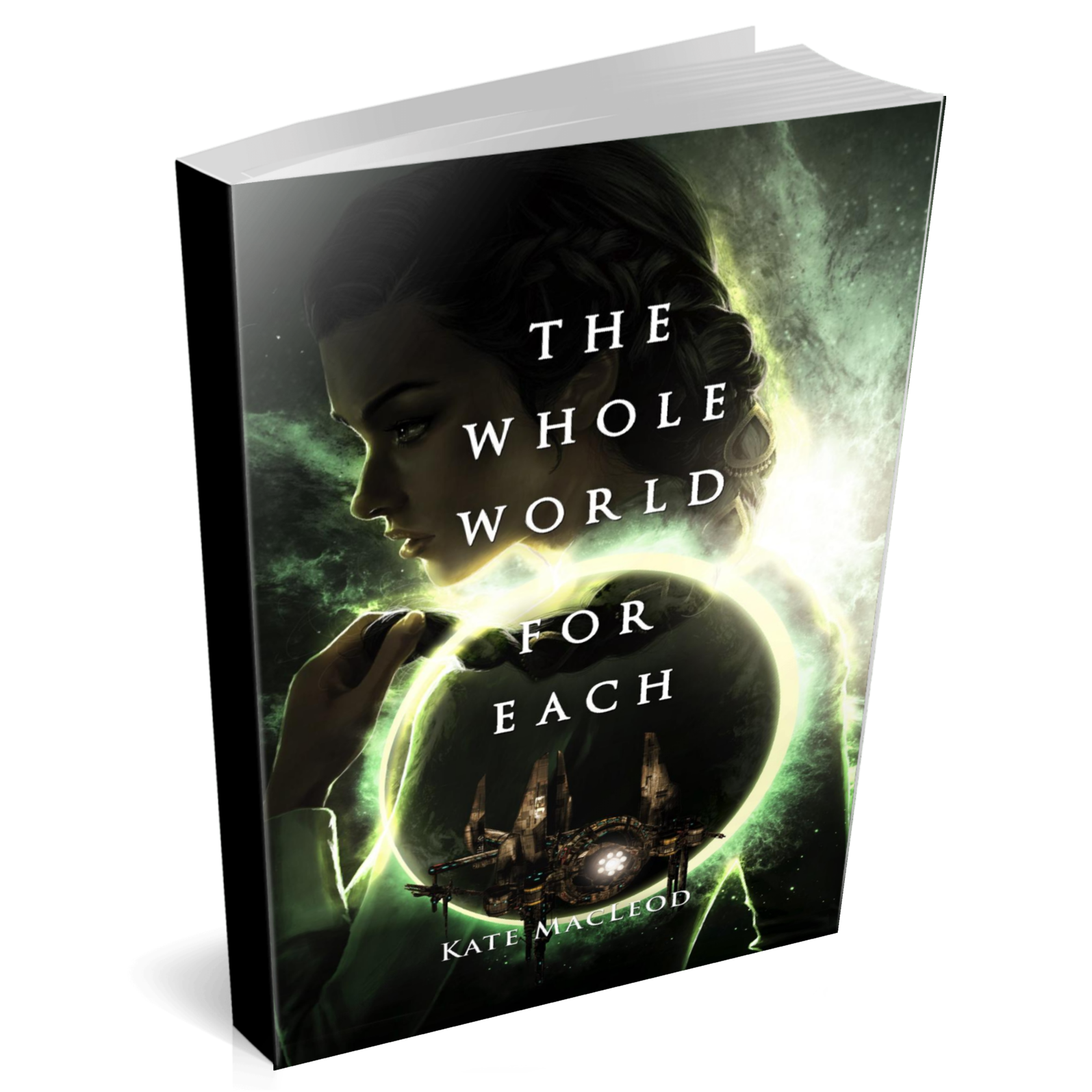 Book cover The Whole World for Each young adult science fiction novel