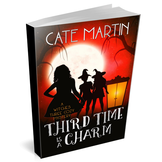 Book cover for Third Time is a Charm: A Witches Three Cozy Mystery