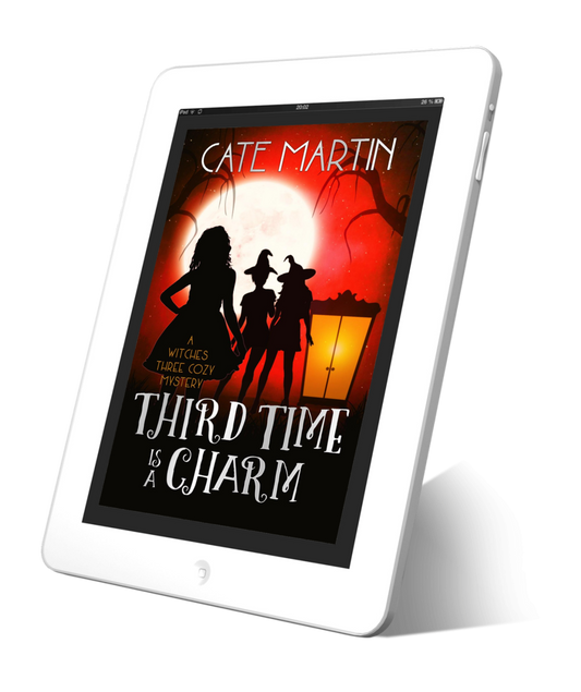 Book cover Third Time is a Charm: A Witches Three Cozy Mystery